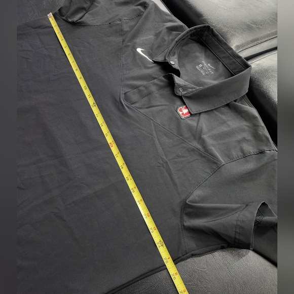 Nike Dri-Fit On Field Stanford Cardinal Embroidered Black Polo Shirt Men's XL - Picture 7 of 8